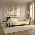 Gray Linen Sofa (89")